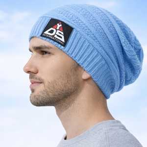 Gorro de Punto Holgado Unisex para Invierno, Gorro Cálido de Acrílico Suave para Hombre y Mujer, Gorro de Invierno con Logotipo Personalizado - Product Image 6