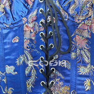 OEM ODM Vente en gros Corset en brocart Dragon, Bustier et Gaine amincissante brodés sur mesure, Vêtements de mode pour femmes - Product Image 4