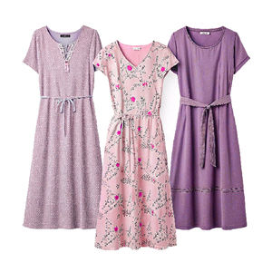 Cómodo vestido informal de verano para mujer diseñado con tendencias de moda modernas, ligero, estilo versátil y uso diario - Product Image 2