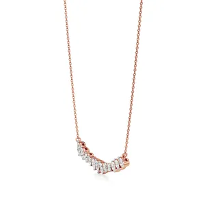 Collar de Diamantes Etéreo con Forma de Barra Multiforma - Product Image 3