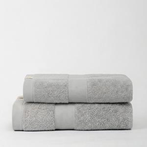 Ensemble de 2 serviettes Mindal en coton ultra doux sans torsion, haute absorption, pour le visage et le bain - Product Image 1