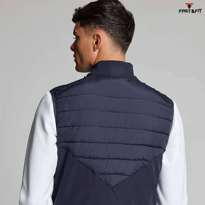 Venta caliente de la moda de invierno transpirable Puffer chaleco chaqueta para los hombres con logotipo personalizado y personalizado - Product Image 4