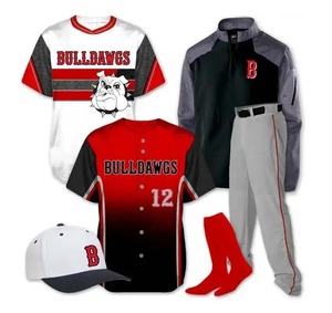 Uniforme de baseball personnalisé en couleur directe d'usine, nouveau maillot de softball pour femmes, pantalon, veste, chapeau, offres pour hommes, industrie sportive - Product Image 4