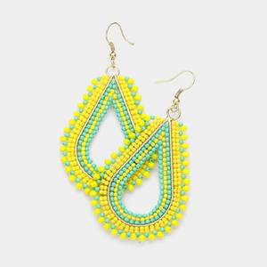 Boucles d'oreilles pendantes unisexes multicolores de style religieux classique avec perle de diamant pour les cadeaux de fêtes d'anniversaire de mariage - Product Image 5