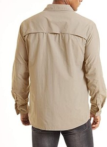 Camisa Cargo Ligera para Hombre, Antiarrugas, Transpirable, de Alta Calidad, Estilo Safari Otoñal, Último Diseño, Gran Venta - Product Image 2