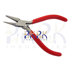 Pince à ressort pour retirer les clips, une mâchoire plate et une mâchoire ronde, taille 130 mm, en acier inoxydable, pince de réglage de bracelet - Product Image 1