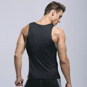 Gym Clothes Sleeveless Fitness TankTops Custom Singlets <b>men's</b> <b>Ribbed</b> tank tops USA Size Stretchable <b>Men's</b> Tanktops Custom Logo - Product Image 3
