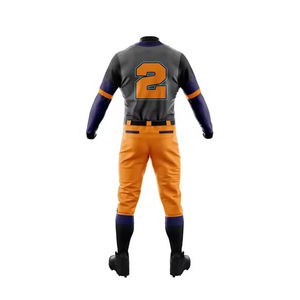 Nouveau style personnalisé uniforme de baseball de haute qualité sur mesure vêtements de baseball et de softball 100% uniforme de baseball en polyester - Product Image 3