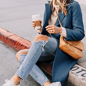 Usine directement Double boutonnage dame laine pardessus hiver véritable cachemire laine manteaux femmes avec qualité 2025 - Product Image 5