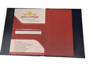 Điều kiện mới A4 đen đơn chủ với bền PU da bên trong cho các nhà hàng khách sạn Wine Bars - Product Image 5