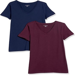 High Quality 100% Organic Cotton Oversized Casual <b>T</b>-<b>Shirts</b> for Women Private Label Knitted Solid Colour Women's OEM <b>T</b> <b>Shirts</b> - Product Image 3