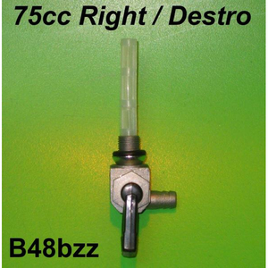 Grifo de gasolina de 8 mm - salida a la derecha - Lambretta Vega + Cometa + Lui 75cc - Product Image 1