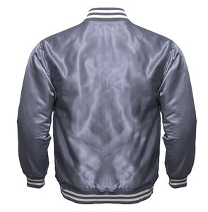 OEM chaqueta de béisbol personalizada para hombre al por mayor en blanco Chenille bordado parche con capucha de lona con chaquetas de hombre Letterman - Product Image 2