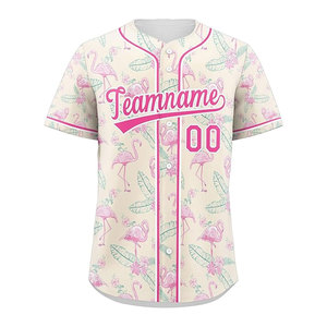 Sublimation Printed Custom Design Baseball Jerseys Breathable Moisture Wicking Quick Dry Sports Uniform Stitch Embroidery Blank - Product Image 2