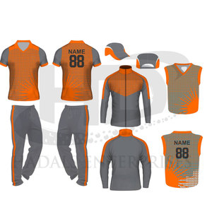 Uniforme de cricket à demi-manches Concevez votre propre logo Uniforme de cricket Uniforme de cricket de vente chaude - Product Image 1