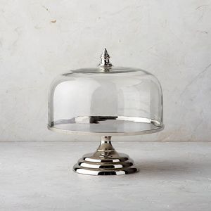 Support à gâteau en métal large pour la présentation de gâteaux et de desserts avec une finition classique, base solide, design fiable, centre de table - Product Image 3