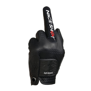 Vente en gros de gants de golf antidérapants Cabretta Logo personnalisé en peau de mouton en cuir véritable Scène de sport applicable - Product Image 5
