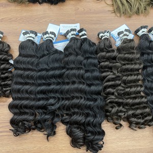 Extension de cheveux i Tip Extension de cheveux humains bouclés à la vapeur à pointe plate Extension de cheveux à pointe plate européenne - Product Image 2