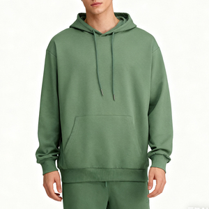 Sudaderas con Capucha para Hombre, Ropa de Calle de Invierno, Bolsillo Sólido, 100% Algodón, Tejido de Punto, Logotipo Personalizado, MOQ Bajo, Entrega Rápida, Fábrica OEM - Product Image 5