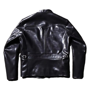 Veste pour homme Veste denim et vintage en cuir véritable pour homme - Product Image 6