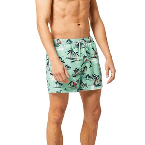 2025 Usine Vente Impression Numérique Logo Personnalisé Natation Haute Qualité 100% Polyester Hommes Shorts Décontractés pour Hommes - Product Image 1