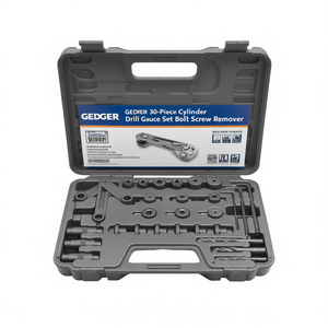 Gedore 30-Piece Cylinder Head Drill Gauge Set Bolt <b>Screw</b> Remover - Product Image 2