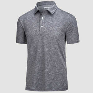 Camiseta Deportiva de Golf de Secado Rápido para Hombre, al por Mayor, Personalizada, Corta, Lisa, de Poliéster, Sublimada, Estampada - Product Image 4