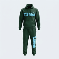 Ensemble sweat-shirt et pantalon oversize léger et respirant, style streetwear, tenue de sport pour l'hiver, unisexe, service OEM.