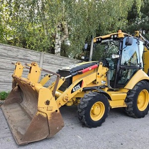 Chargeuse sur pneus CAT 432E 4x4 avec benne arrière, entraînement aux quatre roues, chargeuse-pelleteuse CAT 430F, machine de construction robuste - Product Image 1