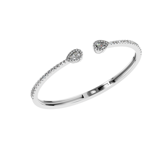 Pulsera de tenis de oro de 14K de lujo clásico con diamantes naturales redondos y Baguette Joyería fina de oro rosa de moda del fabricante - Product Image 4