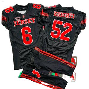 Maillot de football américain fan jersey parent sublimation broderie grande taille support personnalisé Fabricant d'usine au Pakistan - Product Image 1