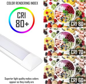 Clar Sirio nhôm <span class=keywords><strong>LED</strong></span> Batten ánh sáng 10W/18W/36W/60W Ống tuyến tính 30cm/60cm/120cm tiết kiệm năng lượng cho chiếu sáng trong nhà dân cư - Product Image 3