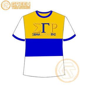 Vente en gros de t-shirt Sigma Gamma Rho pour femmes vêtements de sororité jersey de coton t-shirt respirant de haute qualité vêtements grecs pour femmes - Product Image 5