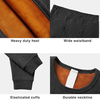 Combinaison intérieure pour homme, haut thermique athlétique, ajustement flexible, chemise à manches longues chaude, combinaison intérieure pour un usage quotidien
