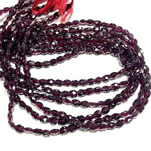 Venta al por mayor de cuentas de piedras preciosas de granate rosa de forma ovalada facetada Piedra Natural 5,5x7-7x9MM taladro Vertical precios competitivos - Product Image 4