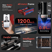 Wattsan 1820 Conveyor PRO Máquina de corte de cuero CNC dual, grabadora láser CO2 de doble pórtico de alta velocidad para tela, piel y tejidos