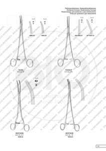 Fórceps quirúrgicos de histerectomía Heaney FAURE 8 1/2 "(21 Cm) Serraciones longitudinales Instrumento de ginecología curvo de un solo diente - Product Image 6