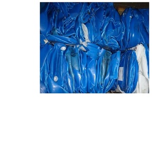 เครื่องอัดก้อนแผ่นฟิล์ม HDPE แบบดรัมสีฟ้าแบบเศษเกรดทำจากพลาสติกเกรดโพลีเอชดีพีอี - Product Image 1