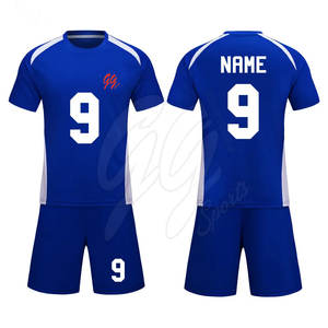 Uniforme de Fútbol de Manga Corta Transpirable de Alta Calidad, Tallas y Colores Personalizados, Duradero, 100% Poliéster, Opciones de Logotipo y Diseño Personalizados - Product Image 1