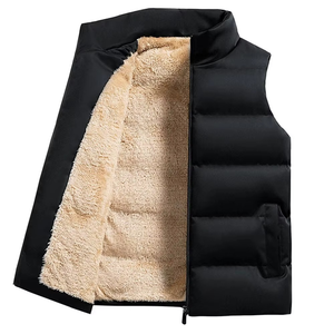 Gilets sans manches en duvet pour hommes tendance, légers et chauds, vêtements d'extérieur, couleur personnalisée, gilet matelassé, fournisseur direct d'usine OEM - Product Image 5