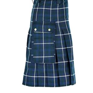 Vente en gros 2026 kilt à tartan robuste pour hommes en polyester et coton traditionnel écossais personnalisé design de haute qualité - Product Image 3
