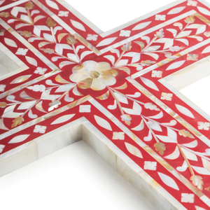 Haute qualité vadrouille incrustation mur en bois croix Jérusalem Design moderne fait à la main du Vietnam Nouveaux produits - Product Image 4