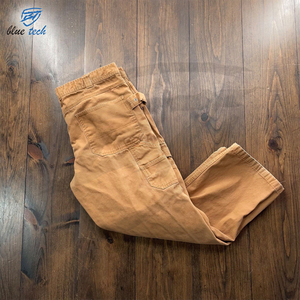 Pantalon cargo formel léger et droit, prix de gros bon marché, fabricant, 100% coton, séchage rapide, taille complète, teinture unie, 2025 - Product Image 3