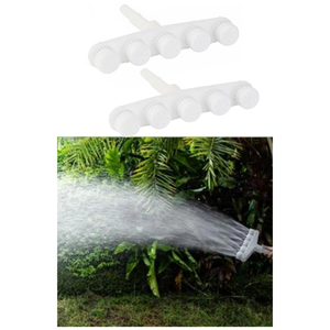 Aspersor de Jardín de Alta Presión con 5 Cabezales para Riego de Césped - Product Image 4