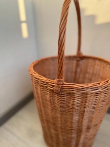 Cesta de Mimbre Rústica Artex Green Earth, Cesta de Granero Natural Hecha a Mano, Cestas de Almacenamiento Ecológicas de Ratán Natural, Modernas - Product Image 6