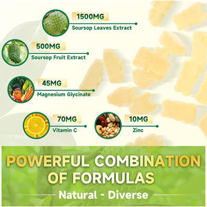 Gomitas de Guanábana de Marca Propia, Refuerzo Inmunológico, Antioxidante, Gomitas de Vitaminas con Extracto de Hoja para la Digestión de Adultos - Product Image 4