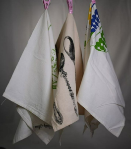 Serviette de cuisine en coton biologique 100% tissé jetable avec logo personnalisé imprimé, séchage rapide, accessoire durable - Product Image 5