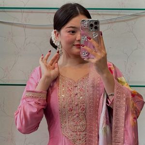 Nueva moda indio paquistaní Anarkali Salwar Kameez vestido traje para mujeres-Bollywood étnico Pishwas vestido al por mayor para adultos - Product Image 1