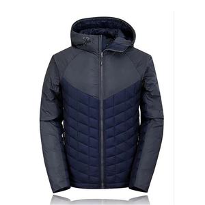 Chaqueta Acolchada Unisex de Estilo Urbano con Estampado Personalizado OEM, Chaqueta de Invierno al por Mayor con Decoración de Piel, Tela de Lona, Bolsillos de Burbuja - Product Image 2