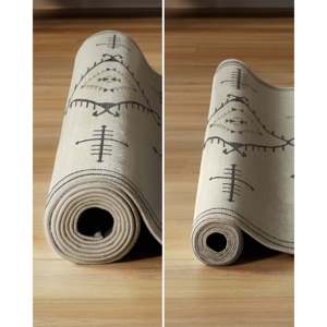 Damali Black & White Turning Tool Design de tapis élégant pour la décoration intérieure - Product Image 6